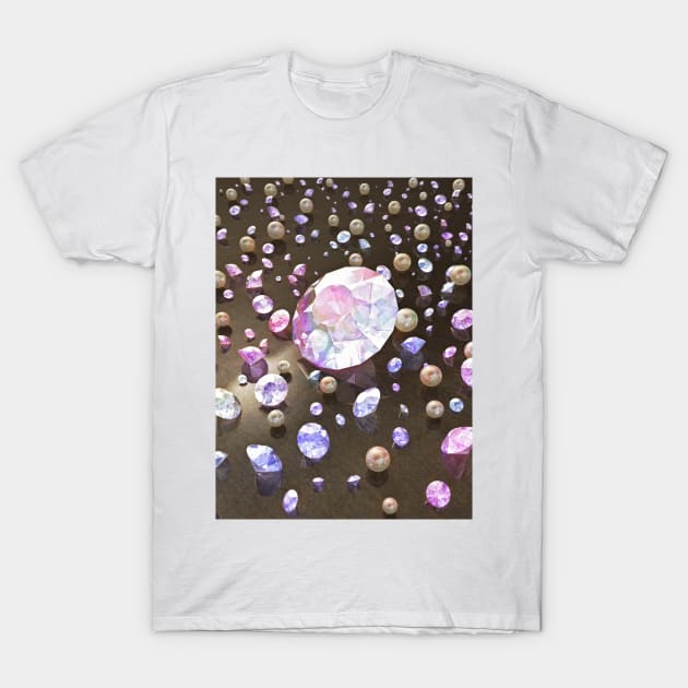 Diamonds and Pearls T-Shirt by BonniePhantasm